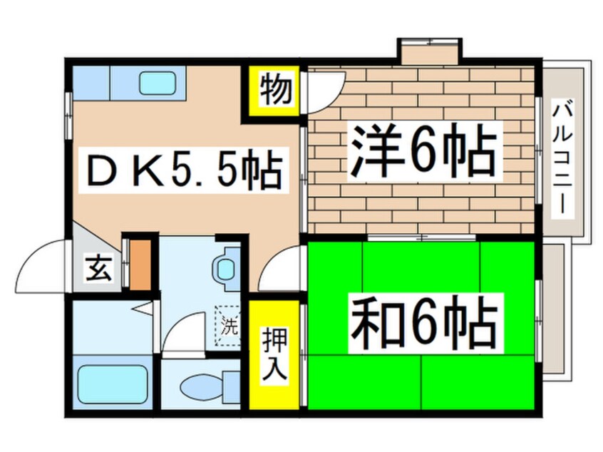 間取図 サンハイツ