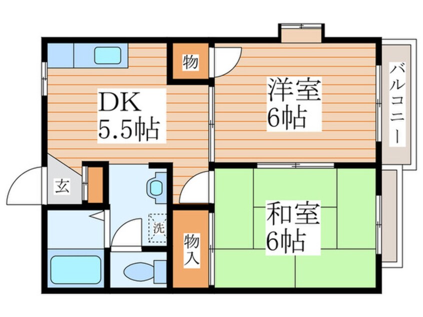 間取図 サンハイツ