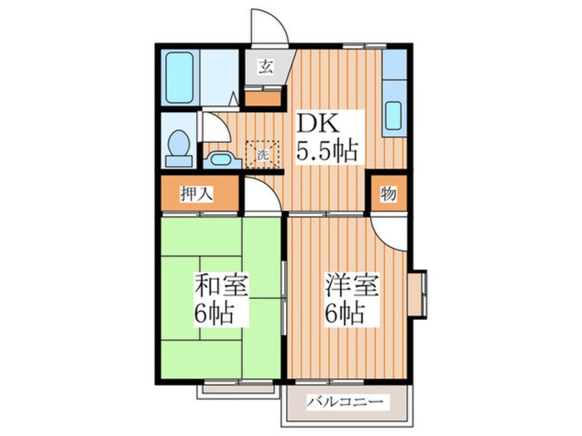 間取図 サンハイツ