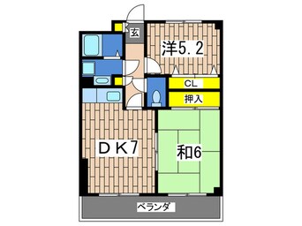 間取図 ボヌ－ル東戸塚