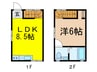 ＣＡＴＯＲＣＥ上石神井 1LDKの間取り