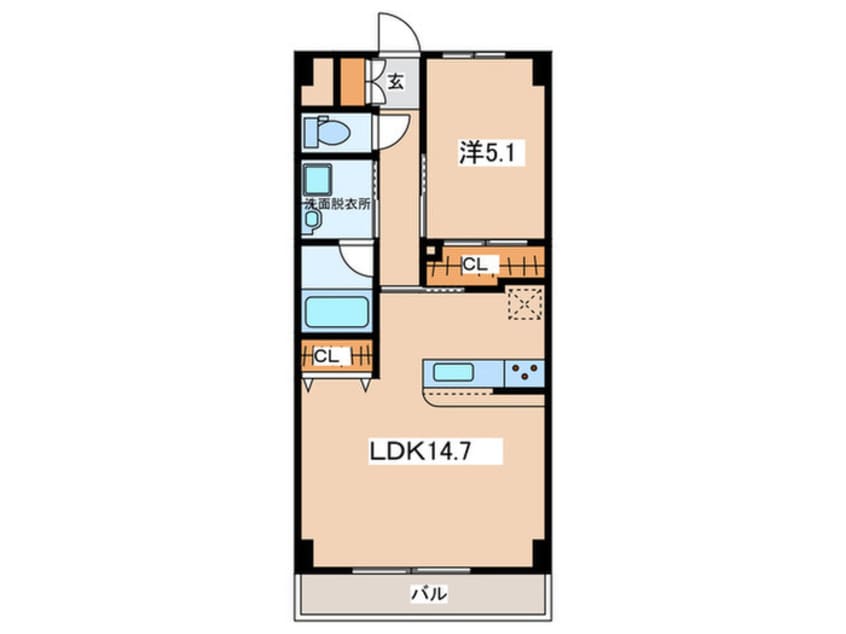間取図 ｋａｍａ`ａｉｎａ