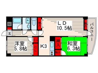 間取図 ミューズ南葛西