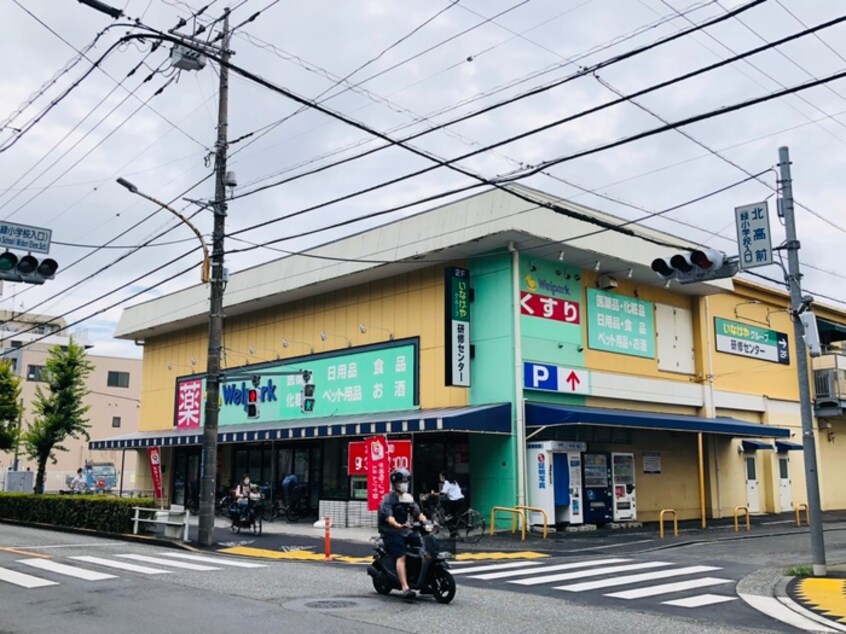 ウェルパーク　小金井緑町店(ドラッグストア)まで450m サンハウス竹田