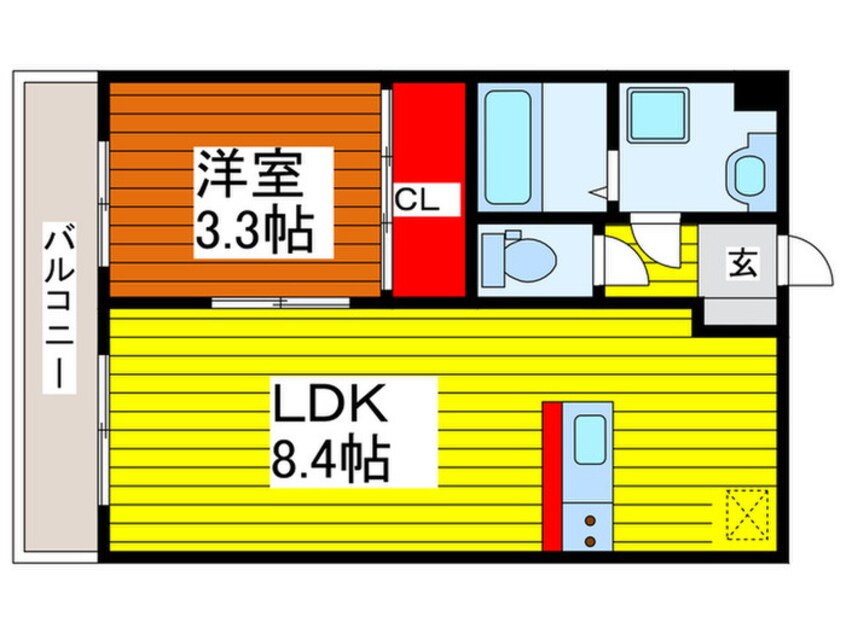 間取図 エクセレンテ蕨