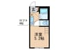 ＡＴＣコート川崎 1Rの間取り