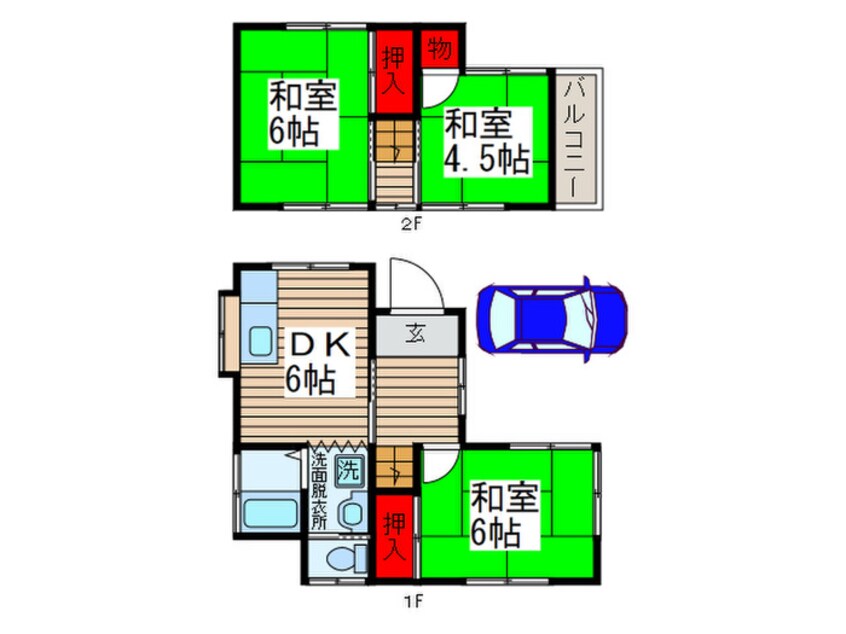 間取図 松丸様貸家