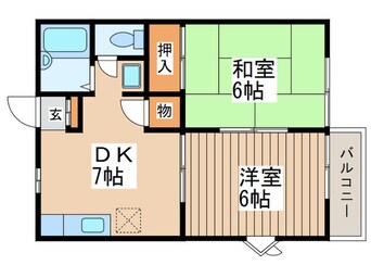 間取図 ルナハイツ