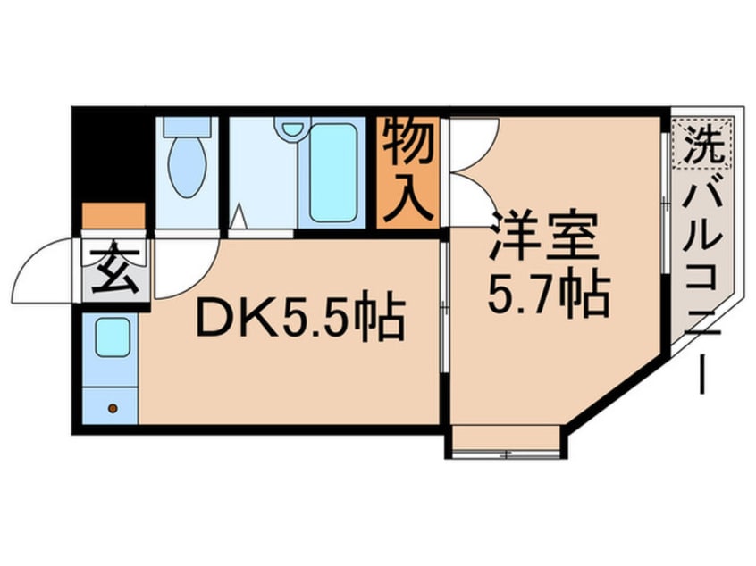 間取図 丸武コ－ポ