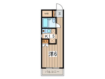 間取図 スタ－ホ－ムズ三ツ境Ⅰ(204)