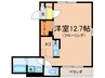 メゾンクオリア 1Kの間取り