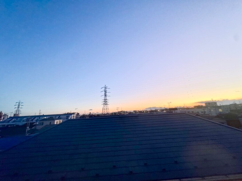 室内からの展望 永山マンション