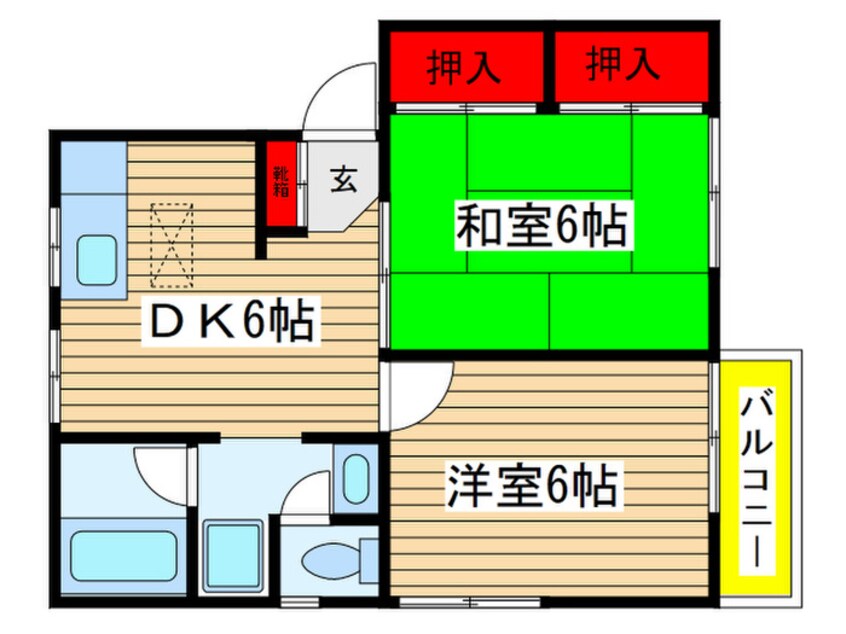 間取図 ジュネス和光