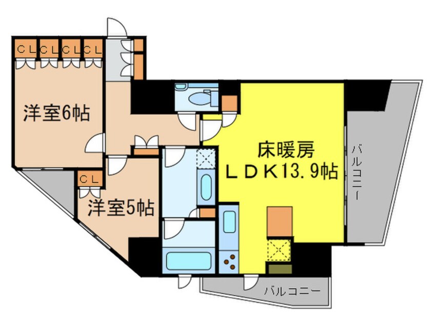 間取図 イトーピア目白カレン（1103）