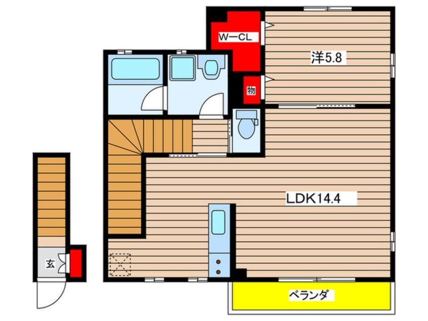 間取図 スバル日吉