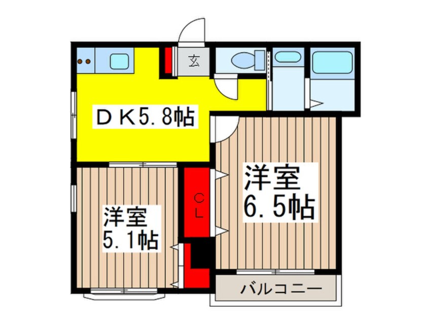 間取図 アイネプルメリア