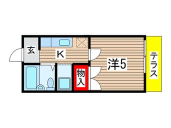 間取図 タイショウハイツ穴川