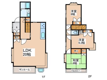 間取図 瑞穂東松原戸建