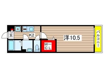 間取図 リブリ・貝塚