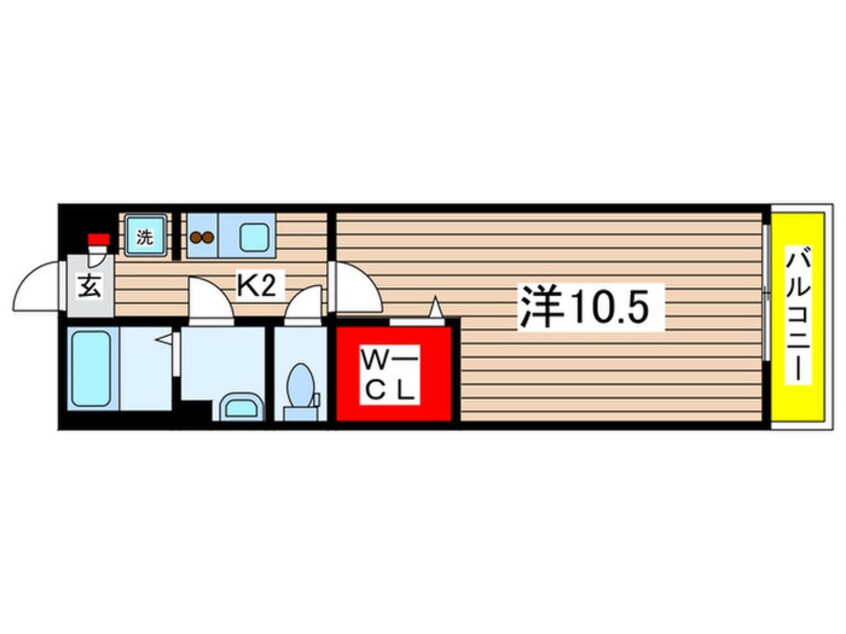 間取図 リブリ・貝塚