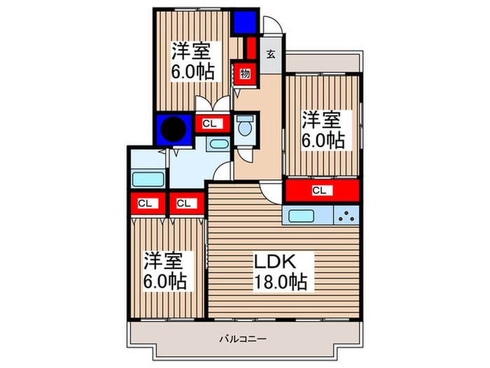 間取り図 カーサ早茂