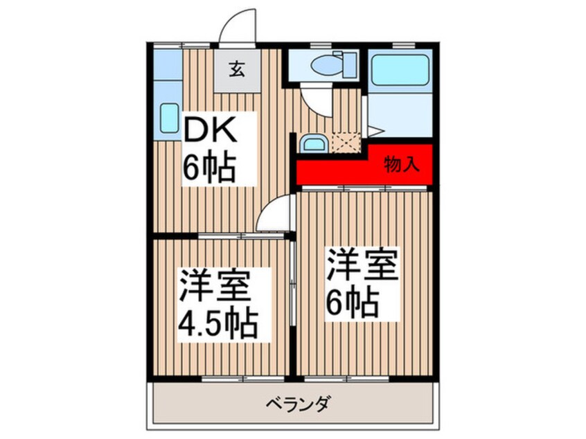 間取図 宮岡第２パナハイツ