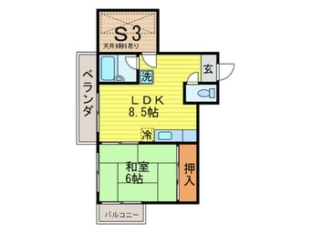 間取図 マツイチサンパレス№１