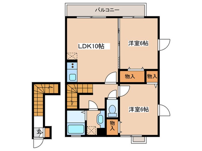間取り図 ラマ－ジュⅢ