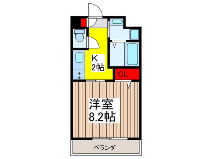 間取図 プロスペリタ大宮S