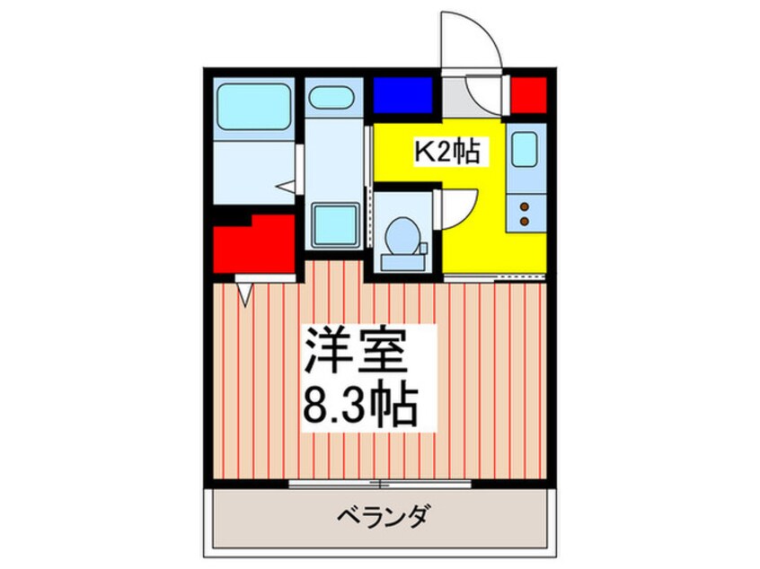 間取図 プロスペリタ大宮S