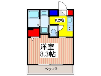 間取図 プロスペリタ大宮S