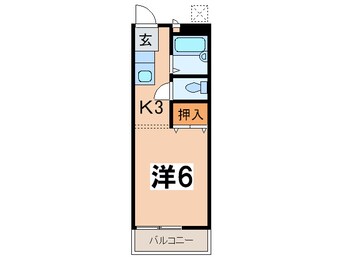 間取図 エスポワ－ルＨＡＭＡＤＡ