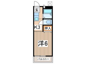 間取図 エスポワ－ルＨＡＭＡＤＡ