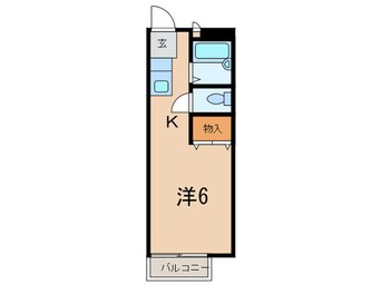 間取図 エスポワ－ルＨＡＭＡＤＡ