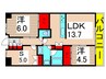 メイツ東綾瀬(506) 2LDK+Sの間取り