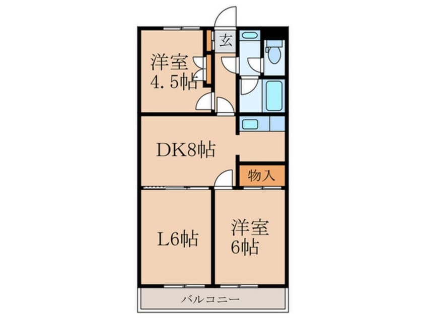 間取図 第２メゾン篠崎
