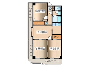 間取図 ライフプラザ カナン