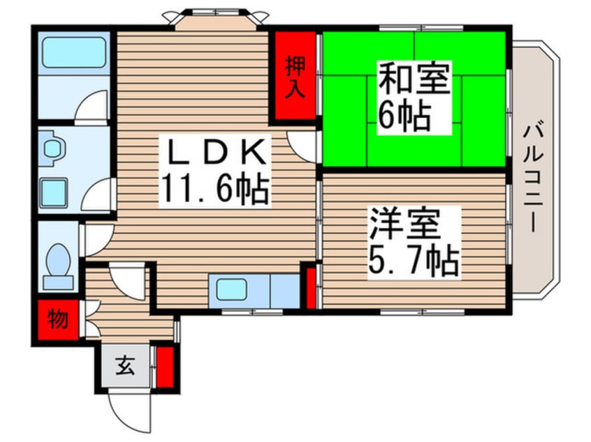 間取図 インペリアル戸田公園
