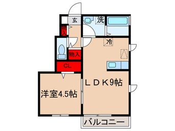 間取図 メゾン・ルベニール