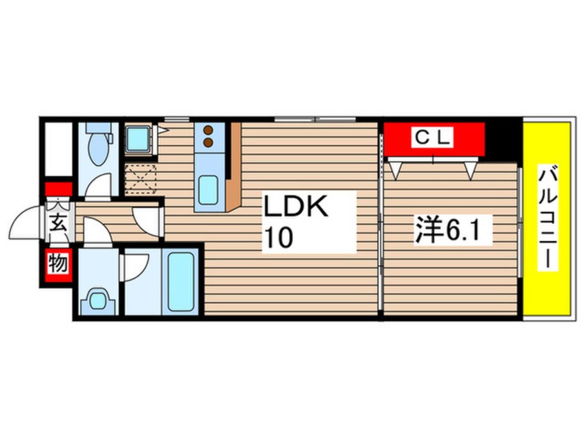 間取図 ＫＤＸ千葉中央レジデンス