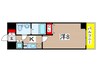 ＫＤＸ千葉中央レジデンス 1Kの間取り