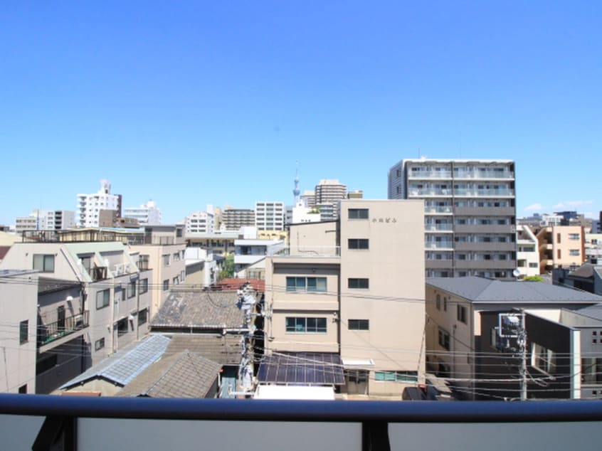 室内からの展望 スペーシア住吉