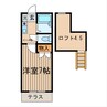 ディアパティオ 1Kの間取り