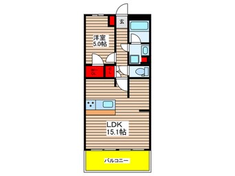 間取図 ラグゼナ平井ノース