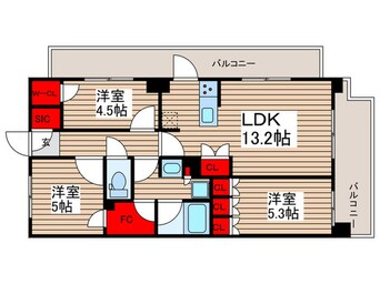 間取図 ラグゼナ平井ノース