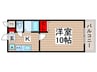 U residence　南柏 1Kの間取り
