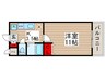 U residence　南柏 1Kの間取り