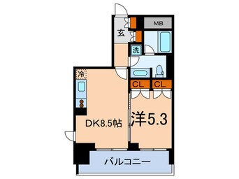 間取図 アパ－トメンツ千駄木