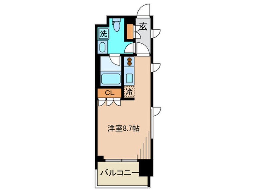 間取図 アパ－トメンツ千駄木