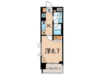 間取図 アパ－トメンツ千駄木